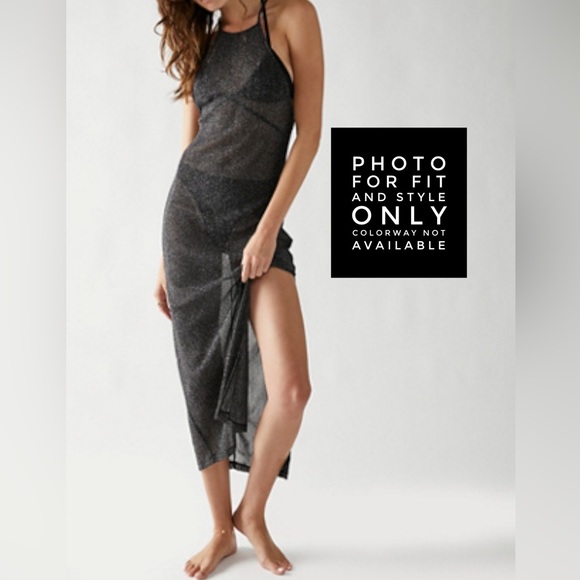 NWOT Free People Intimately After Party Maxi Slip Sz M - Picture 4 of 15